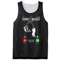 Sorry I Missed Your Call Fishing Fisher Gifts For Mesh Reversible Basketball Jersey Tank