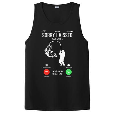 Sorry I Missed Your Call Fishing Fisher Gifts For PosiCharge Competitor Tank