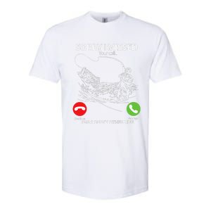 Sorry I Missed Your Call I Was On My Other Line Bass Fishing Softstyle CVC T-Shirt