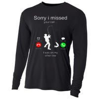 Sorry I Missed Your Call I Was On My Other Line Fishing Cooling Performance Long Sleeve Crew