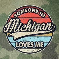 Someone In Michigan Loves Me Us State Cool Retro Legacy Tie Dye Trucker Hat