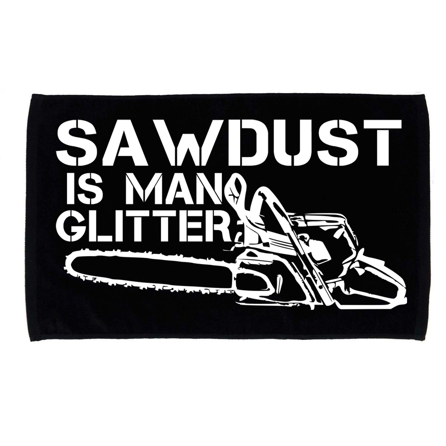 Sawdust Is Man Glitter Microfiber Hand Towel