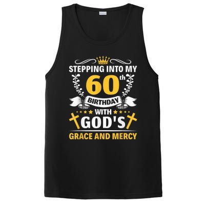 Stepping into my 60th birthday with gods grace and mercy PosiCharge Competitor Tank