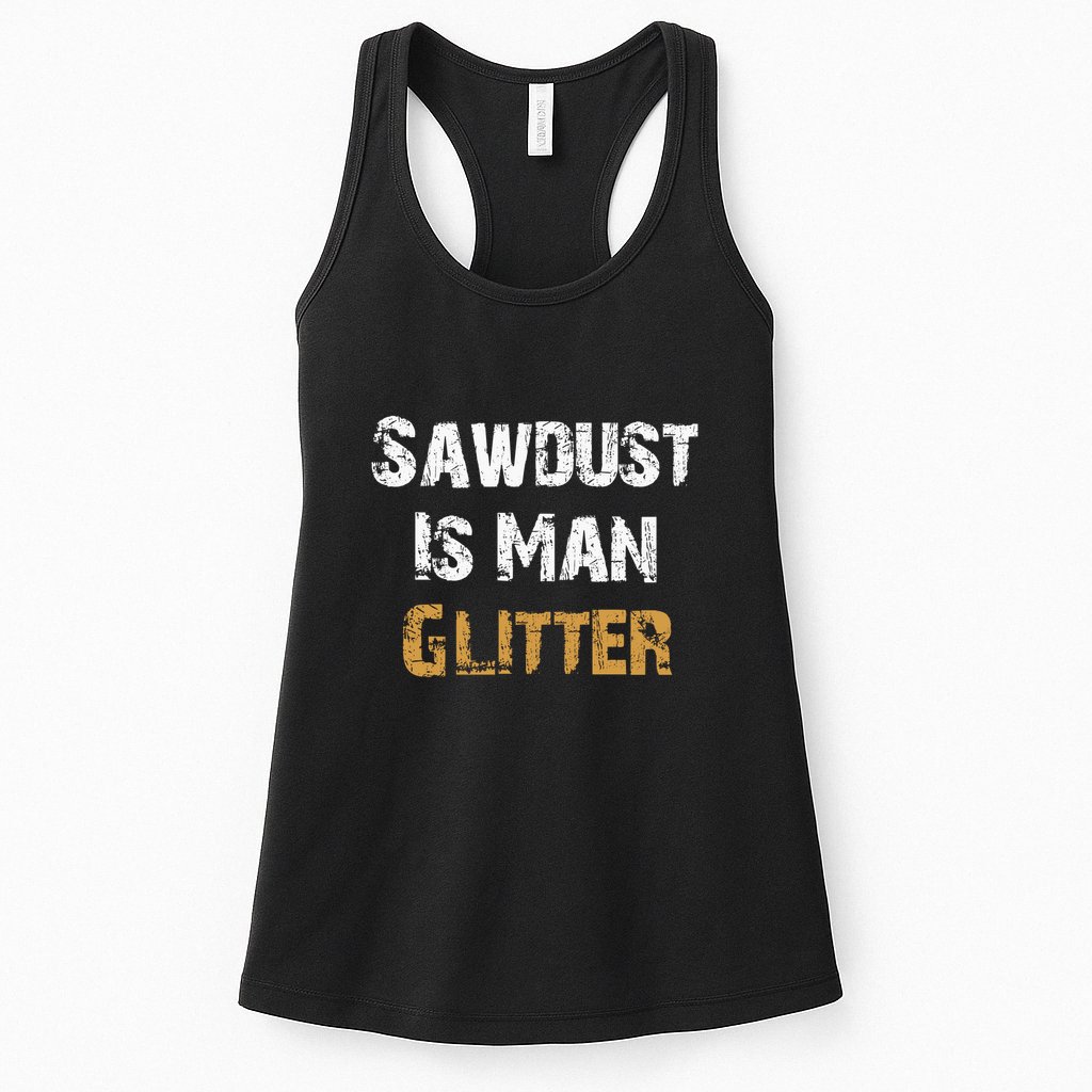 Sawdust Is Man ... | Funny . Womens Tank Top