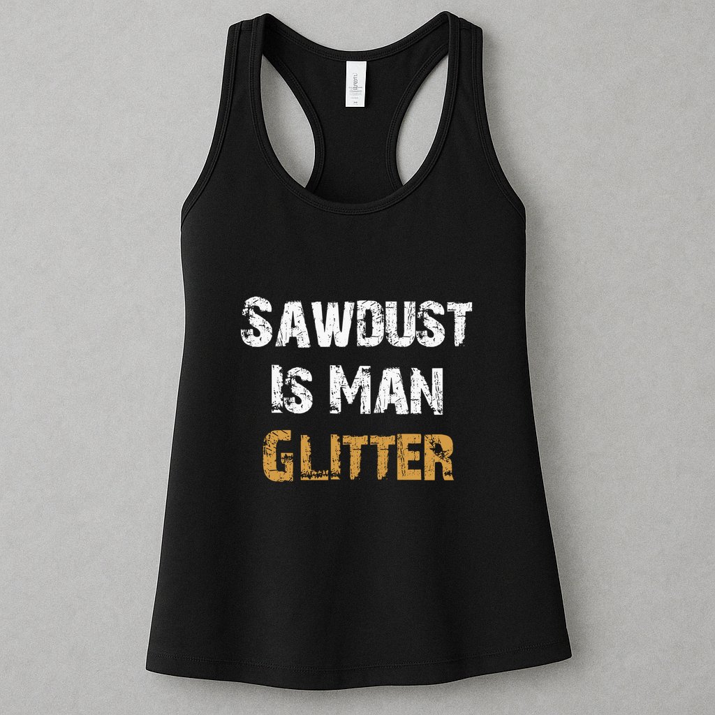 Sawdust Is Man ... | Funny . Womens Tank Top