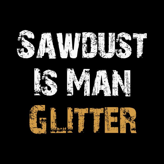 Sawdust Is Man ... | Funny . Short Acrylic Beanie
