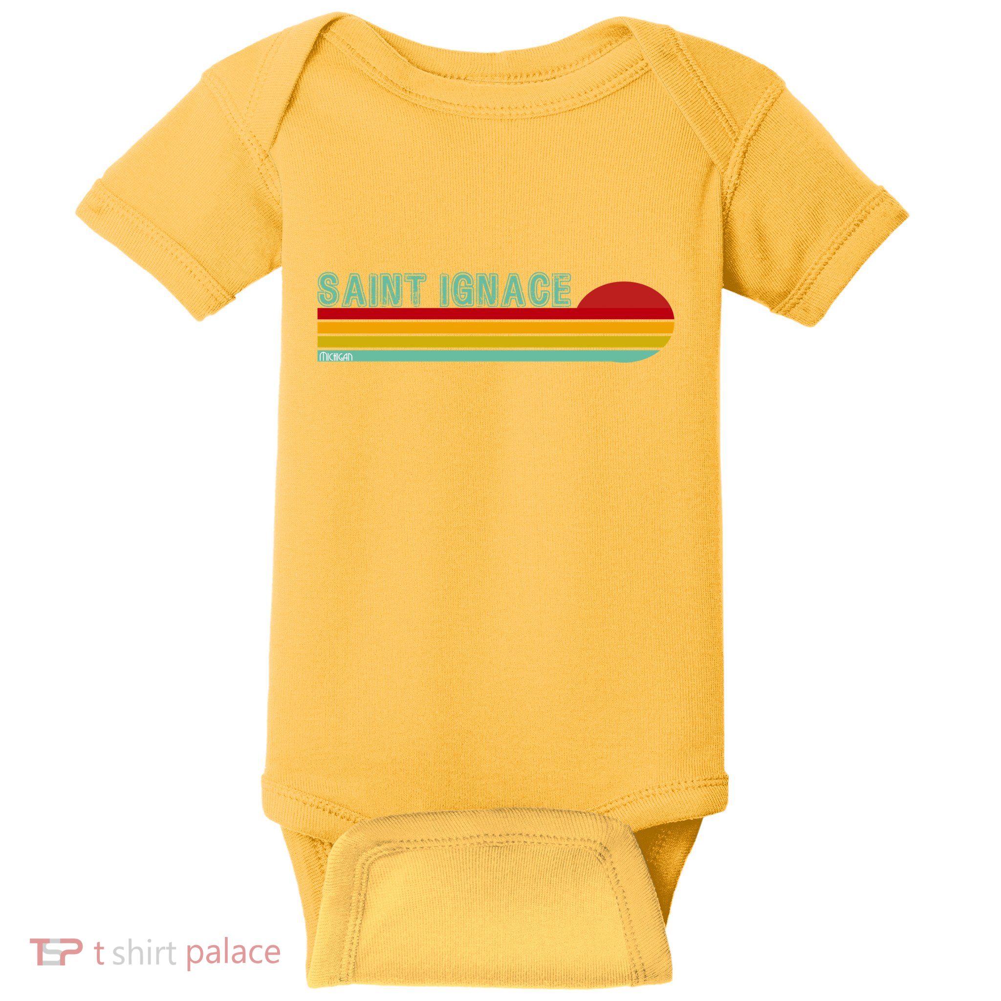 Saint Ignace Michigan Baby Bodysuit