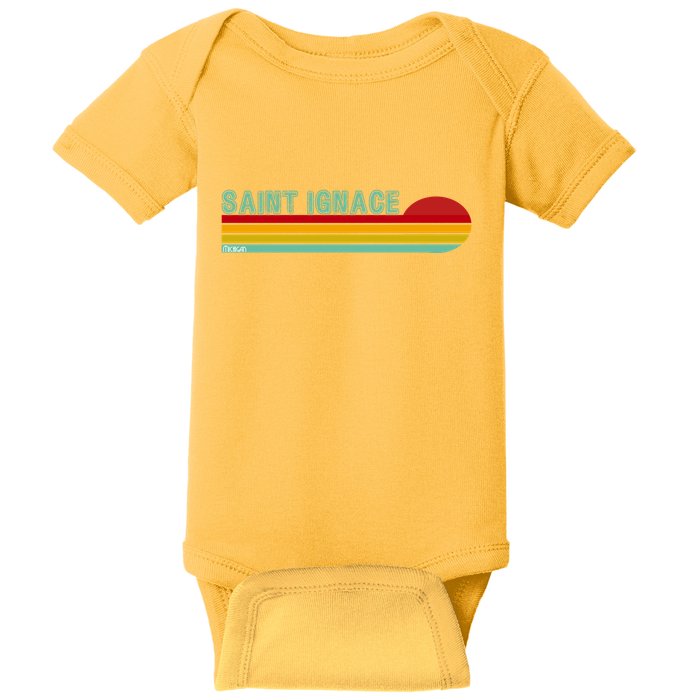 Saint Ignace Michigan Baby Bodysuit