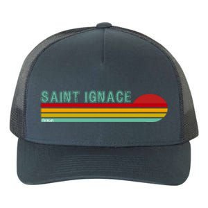 Saint Ignace Michigan Yupoong Adult 5-Panel Trucker Hat