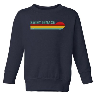 Saint Ignace Michigan Toddler Sweatshirt