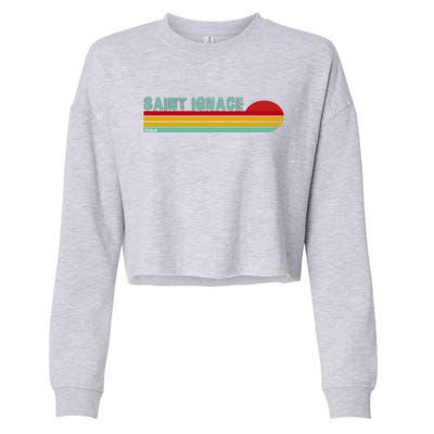 Saint Ignace Michigan Cropped Pullover Crew