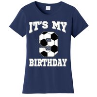 Soccer ItS My 9th Birthday 9 Years Old Boy Girl Women's T-Shirt