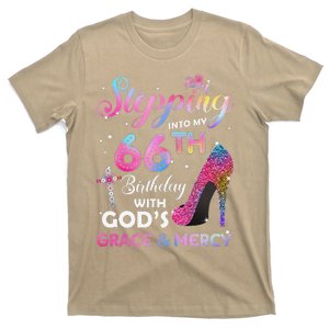 Stepping Into My 66th Birthday Gift Women 66 Years Old Pumps T-Shirt