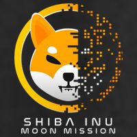 Shiba Inu Moon Mission DOGE Coin Cryptocurrency 7 Panel Mesh Trucker Snapback Hat