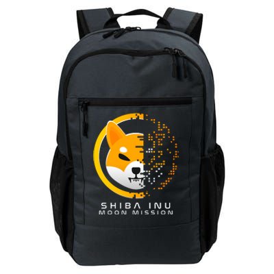 Shiba Inu Moon Mission DOGE Coin Cryptocurrency Daily Commute Backpack