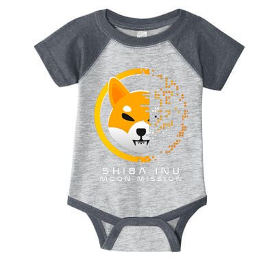 Shiba Inu Moon Mission DOGE Coin Cryptocurrency Infant Baby Jersey Bodysuit