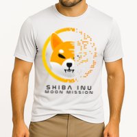 Shiba Inu Moon Mission DOGE Coin Cryptocurrency Cooling Performance Crew T-Shirt