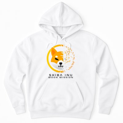 Shiba Inu Moon Mission DOGE Coin Cryptocurrency Hoodie