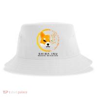 Shiba Inu Moon Mission DOGE Coin Cryptocurrency Sustainable Bucket Hat