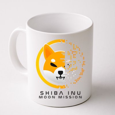 Shiba Inu Moon Mission DOGE Coin Cryptocurrency Mug