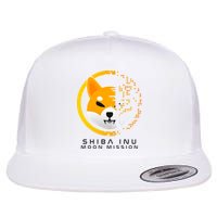 Shiba Inu Moon Mission DOGE Coin Cryptocurrency Flatbill Hat