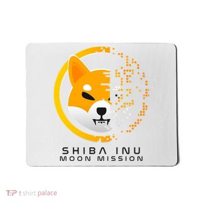Shiba Inu Moon Mission DOGE Coin Cryptocurrency Mousepad