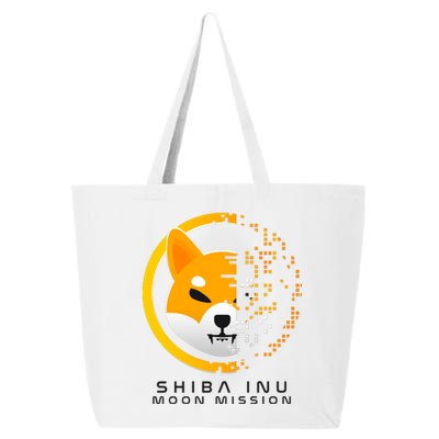 Shiba Inu Moon Mission DOGE Coin Cryptocurrency 25L Jumbo Tote