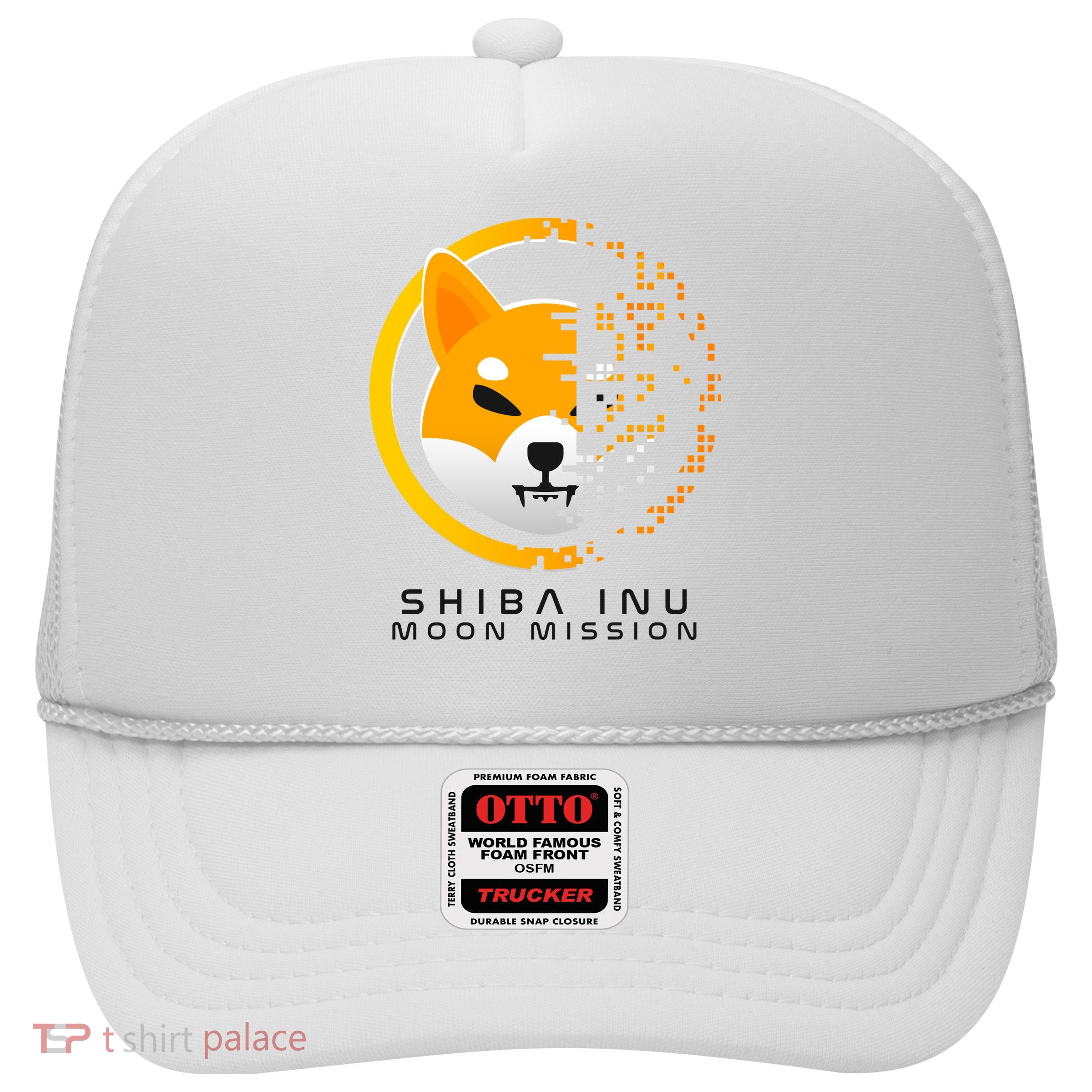 Shiba Inu Moon Mission DOGE Coin Cryptocurrency Trucker Hat