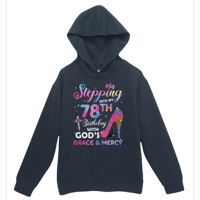 Stepping Into My 78th Birthday Gift Women 78 Years Old Pumps Urban Pullover Hoodie