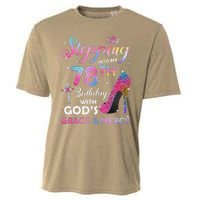 Stepping Into My 78th Birthday Gift Women 78 Years Old Pumps Cooling Performance Crew T-Shirt