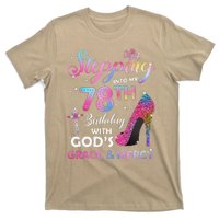 Stepping Into My 78th Birthday Gift Women 78 Years Old Pumps T-Shirt