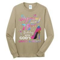 Stepping Into My 78th Birthday Gift Women 78 Years Old Pumps Tall Long Sleeve T-Shirt