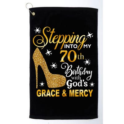 Stepping into my 70th birthday with God's grace & Mercy Golf Towel