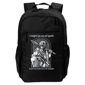 Samwise7rpg I Might Be Out Of Spells But IM Not Out Of Shells Daily Commute Backpack