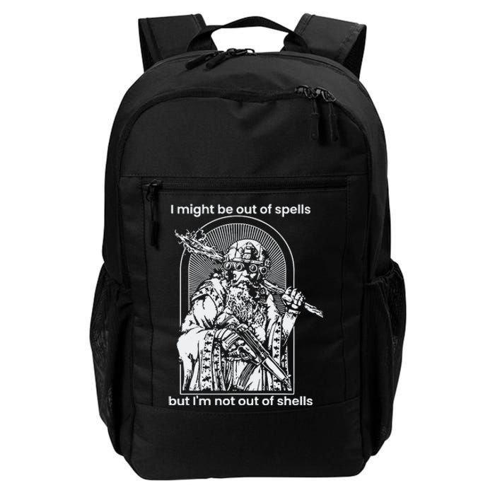 Samwise7rpg I Might Be Out Of Spells But IM Not Out Of Shells Daily Commute Backpack