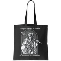 Samwise7rpg I Might Be Out Of Spells But IM Not Out Of Shells Tote Bag