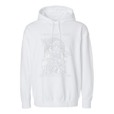 Samwise7rpg I Might Be Out Of Spells But IM Not Out Of Shells Garment-Dyed Fleece Hoodie