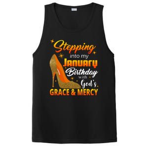 Stepping Into My January Birthday With God's Grace And Mercy PosiCharge Competitor Tank