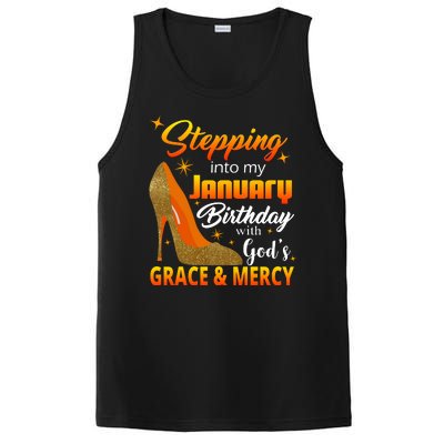 Stepping Into My January Birthday With God's Grace And Mercy PosiCharge Competitor Tank