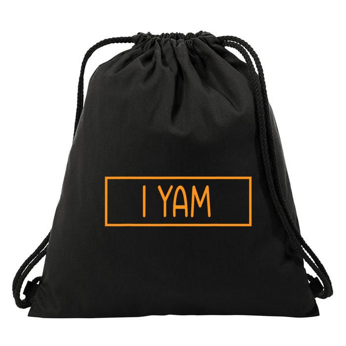 ShE Is My Sweet Potato I Yam Thanksgiving Matching Couples Drawstring Bag