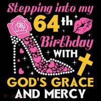 Stepping Into My 64th Birthday With God's Graces Mercy Baby Bodysuit