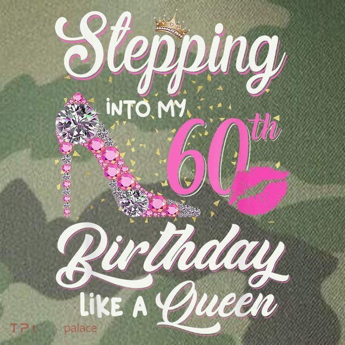 Stepping Into My 60th Birthday Like A Queen Legacy Tie Dye Trucker Hat