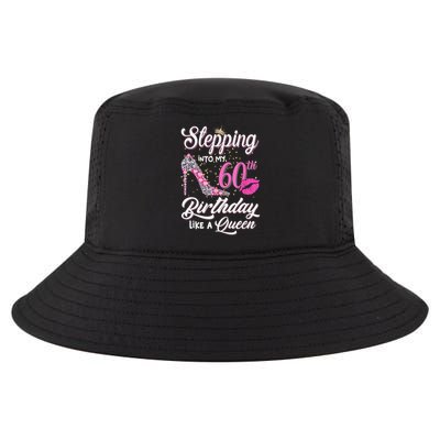 Stepping Into My 60th Birthday Like A Queen Cool Comfort Performance Bucket Hat