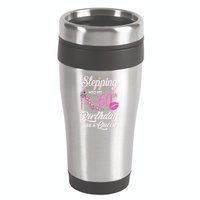 Stepping Into My 60th Birthday Like A Queen 16oz Travel Tumbler