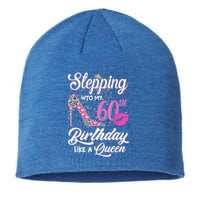 Stepping Into My 60th Birthday Like A Queen Sustainable Beanie