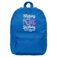 Stepping Into My 60th Birthday Like A Queen 16 in Basic Backpack
