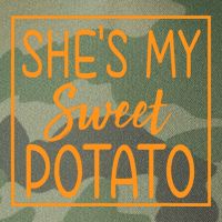 ShE Is My Sweet Potato I Yam Thanksgiving Matching Couples Legacy Tie Dye Trucker Hat