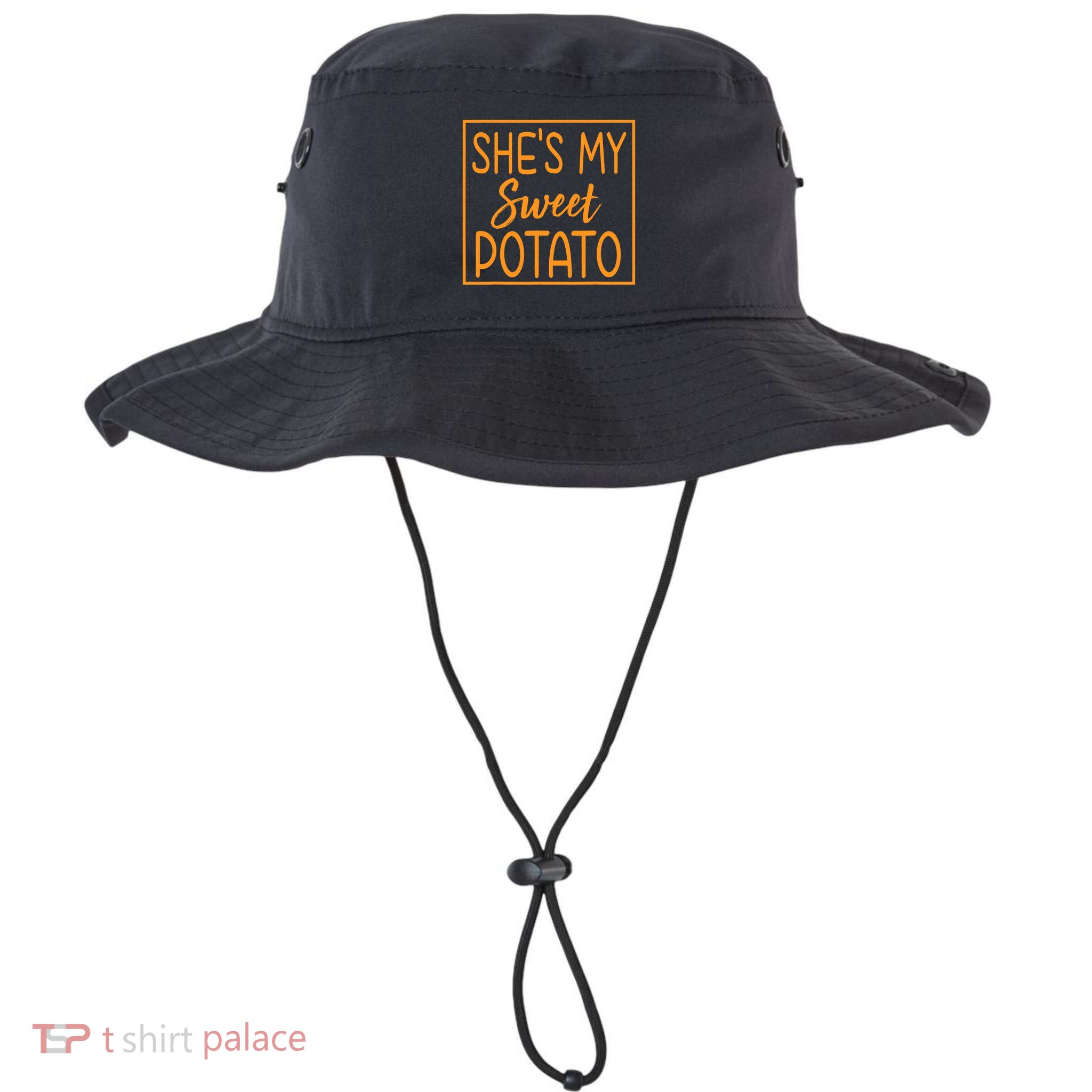 ShE Is My Sweet Potato I Yam Thanksgiving Matching Couples Bucket Hat