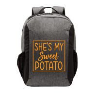 ShE Is My Sweet Potato I Yam Thanksgiving Matching Couples Vector Backpack