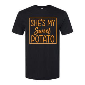 ShE Is My Sweet Potato I Yam Thanksgiving Matching Couples Softstyle CVC T-Shirt